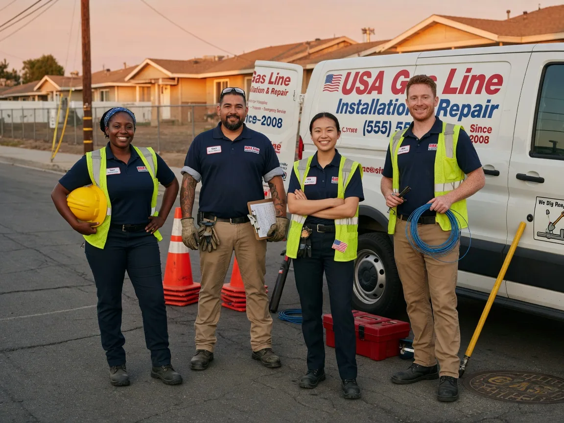 Gas Line Installation company in Highlands, TX